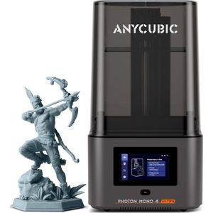 Impresora 3D Anycubic Photon Mono 4 ultra, pantalla táctil HD de 4.3", negro