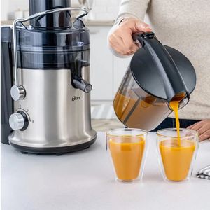 Extractor de jugo, OSTER FPSTJE320S, 600w, 2 velocidades, plateado