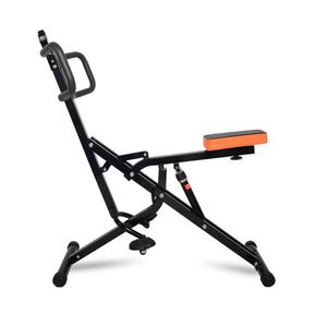Máquina Sport Fitnesss para abdominales + Pistón 12 niveles, negro