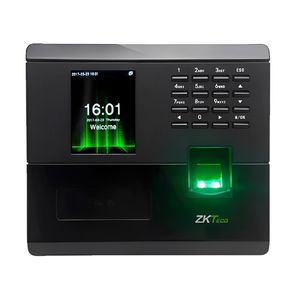 Control de acceso, asistencia biométrico con reconocimiento facial de luz visible, seguridad, precisión, negro