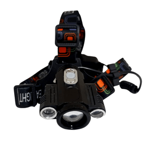 Linterna frontal Glare Headlight, recargable, potente, negro