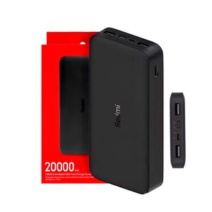 Batería externa Xiaomi 20000 mah, puerto tipo C, con carga rápida, protección completa, negro
