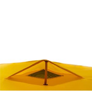 Carpa 3 estaciones, 8-10 personas, varillas de acero, amarillo