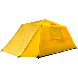 Carpa 3 estaciones, 8-10 personas, varillas de acero, amarillo
