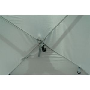 Carpa 3 estaciones, 3-4 personas, cubre techo poliéster, verde