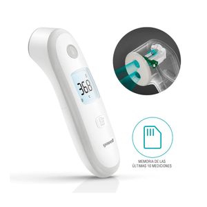 Termómetro de alta precisión infrarrojo, medición rápida, blanco