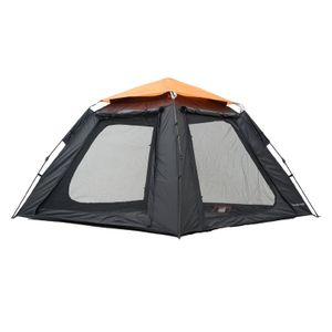 Carpa Morrillos semi-automática, 2-3 personas, tela impermeable, negro