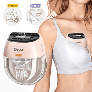 Extractor de leche portátil Dauer: succión personalizada, múltiples modos, gran autonomía