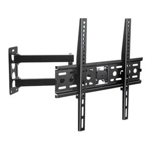Rack móvil para TV, soporta de 26 a 55 pulgadas, acero, 45 kg, negro