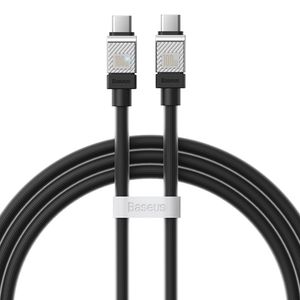 Cable Tipo-C a Tipo-C Baseus CoolPlay 100W 1m, negro