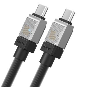 Cable Tipo-C a Tipo-C Baseus CoolPlay 100W 1m, negro