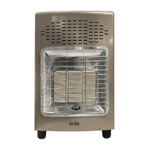 Estufa a gas natural Sole fijo, cubre hasta 25 m2, infrarroja, gris