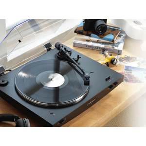 Tornamesa automática audio Technica AT-LP3XBT-BG, sonido analógico, bluetooth, negro