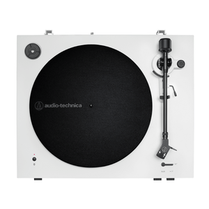 Tornamesa automática audio Technica AT-LP70XBT-WS, bluetooth, blanco