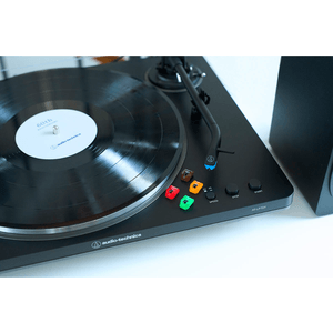 Tornamesa automático AT-LP70X, sonido analógico de alta fidelidad, cápsula AT-VM95C, diseño antiresonante