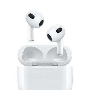 Apple AirPods 3ra generación, 30 horas de batería, ajuste cómodo, blanco