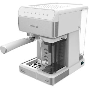 Cafetera semi-automática Cecotec Power Instant-Ccino 20 1350w, capacidad 2 tazas, touch, blanco
