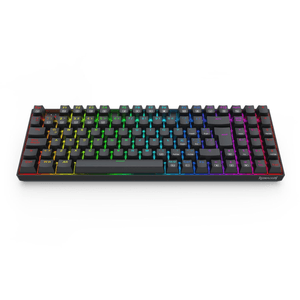 Teclado Redragon ZIGGS, RGB, pad numérico, español, negro