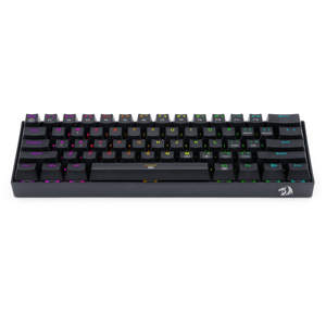 Teclado Redragon Spdragonborn, mecánico, switch rojo, cable desmontable, negro - K630RGB-RD