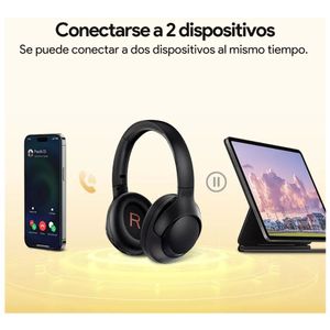 Audífonos inalámbricos QCY H3 Hi-Res, cancelación de ruido activa, bluetooth 5.0, negro