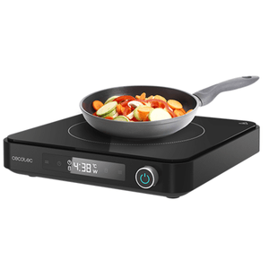 Hornilla de inducción full, 2000W, magma grill, negro