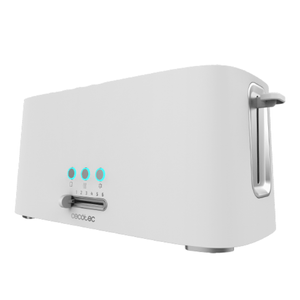 Tostador vertical Toast&Taste 16000 1630w, 2 ranuras extraanchas, 6 niveles de tostado, blanco