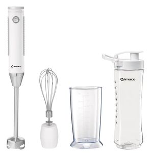 Licuadora batidora manual Imaco HB400 400w, 8 velocidades, blanco