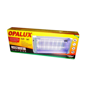 Insectocutor mata mosquitos Opalux, 40W, 150m2, blanco