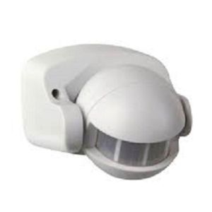 Sensor de movimiento Opalux, 180°, 12 metros, blanco