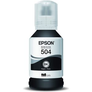 Botella de Tinta Epson T504120 Negro rinde 7000 páginas 127 ml