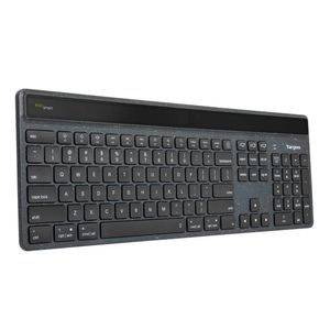 Teclado inalámbrico Targus EcoSmart con panel solar, conexión bluetooth, gris