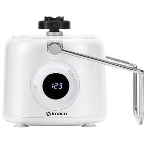 Extractor de jugos IMACO JE1084 1000W, capacidad 1 litro, pantalla táctil, blanco