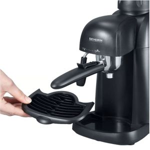 Cafetera expresso Severin KA5978 800w, capacidad 1.8 litros, espumador de leche, negro
