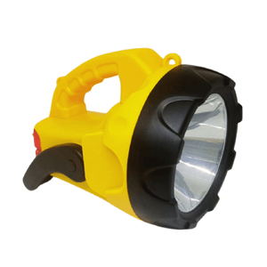 Linterna recargable Opalux, 10W, 200 metros, asa plegable, amarillo