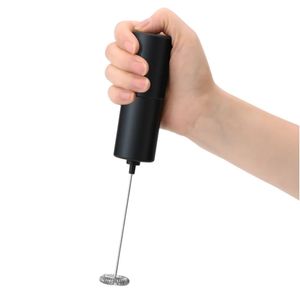 Batidora espumador de leche y café Imrehua EIRL 6W, a pilas, ergonómico, negro
