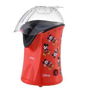 Máquina de pop corn Atma Disney POAT9801PE 1200W, sin aceite, rojo