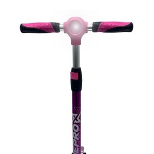 Scooter Oxie Pro Maxi Pro máx. 120 kg, bluetooth, a pilas, rosado
