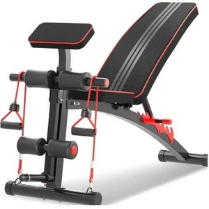 Banca multifuncional, Sport Fitness, ligas, porta discos, entrena con estilo, negro
