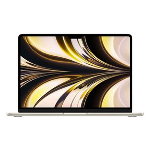 MacBook Air 13.6" Chip M2 de Apple, 256 SSD, 8GB RAM,  macOS, teclado en inglés, starlight