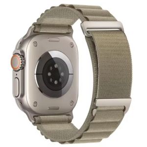 Correa Alpine Loop C-Hook Urvoi, Apple Watch, ajuste firme, verde