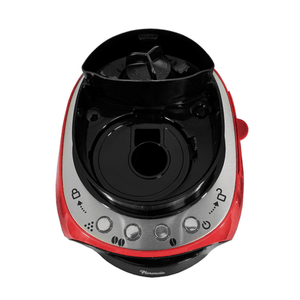 Cafetera eléctrica con molinillo Telefunken Florencia, capacidad 600 ml, 1400W, panel digital, rojo