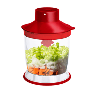 Mini batidora SmartMix-2500 Telefunken, capacidad 700 ml, 2 velocidades, 800W, 220V - 240V, rojo