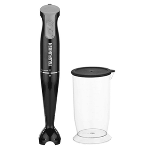 Mini batidora SmartMix 2000 Telefunken, capacidad 700 ml, 2 velocidades, 500W, 220v-240V, negro