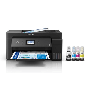 Impresora multifuncional Epson EcoTank L14150, inalámbrica, Wifi/Ethernet, inyección, con tanques de tinta, negro
