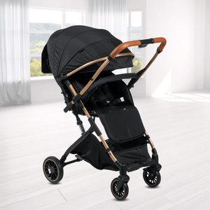 Coche maleta Baby Evo, mango reversible, frenos unificados, 25 kg, negro
