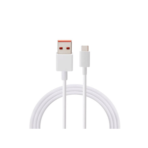 Cable Xiaomi 6A, turbo, USB Tipo-C, compatible 67W, 55W, 33W, blanco