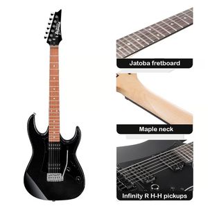 Guitarra eléctrica Gio GRX20 black night + Marshall 10W, negro