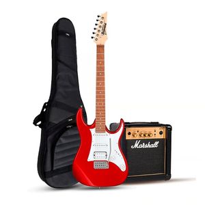 Guitarra eléctrica Gio GRX40 candy apple + Marshall 10W