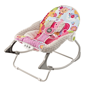 Siilla mecedora Bouncer Baby Cam, vibradora, rosa