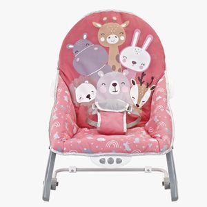 Silla mecedora Baby Cam Bunny Friends, baby bouncer, rosado